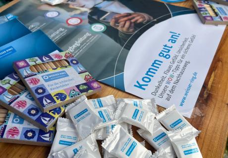 Give aways beim Campustag 2024